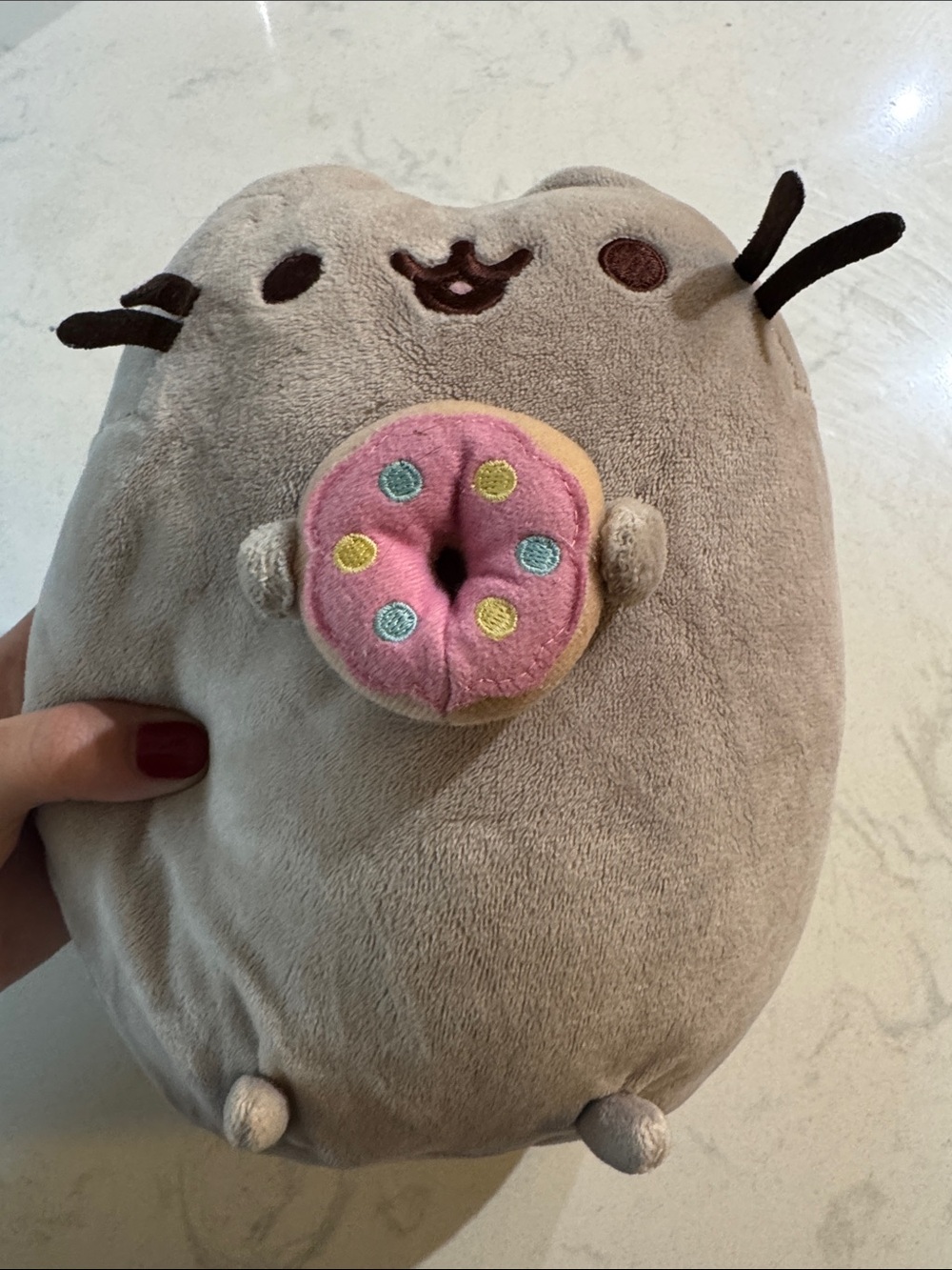 Pusheen the cat donut plushie stuffed animal